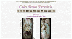 Desktop Screenshot of celeeevansporcelain.com